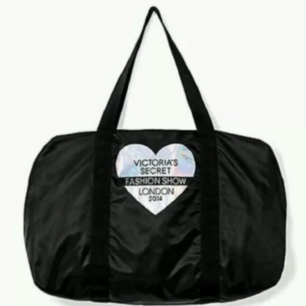 P473-NWT Victoria's Secret 2014 Fashion Show London Weekender Tote - Picture 5 of 6
